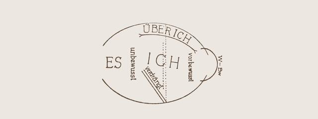 Handzeichnung von Freud